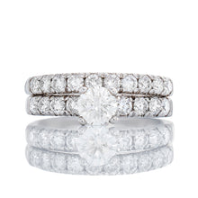 Load image into Gallery viewer, 0.95CTW Double Prong Solitaire Bridal Set
