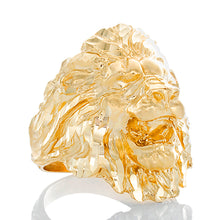 Load image into Gallery viewer, Roaring Lion Ring 10k Gold
