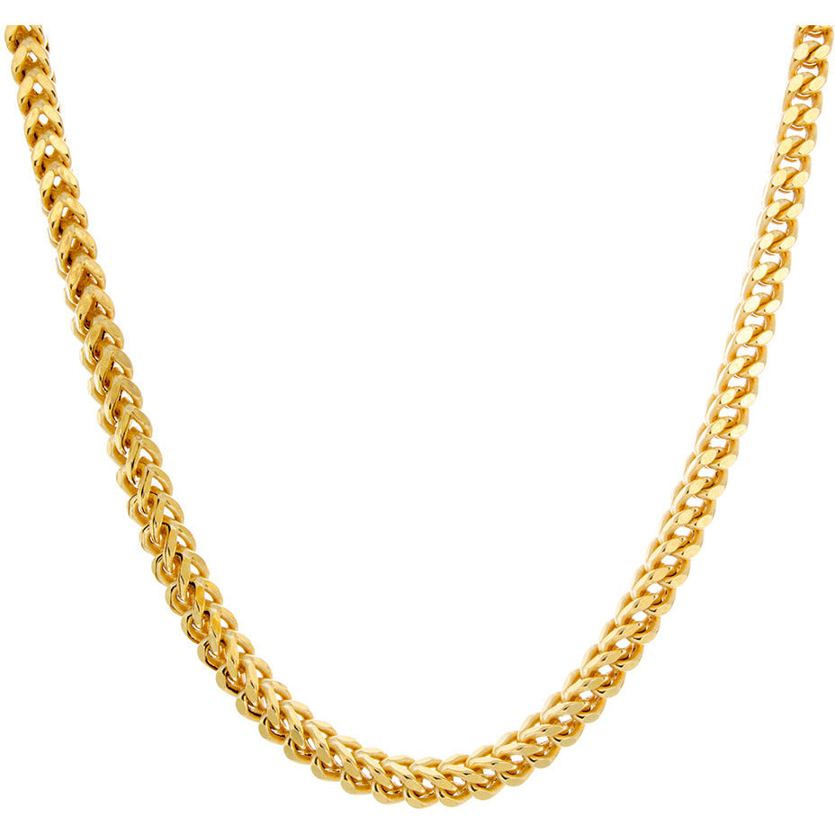 4mm Square Franco Link Chain