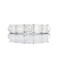 Load image into Gallery viewer, 1.49CTW Five Stone Asscher Cut Diamond Band
