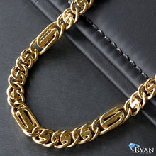 Load image into Gallery viewer, 7mm Double Gucci G Chain 22 Inch 10k Gold
