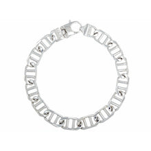Load image into Gallery viewer, 9mm Solid Mariner Link 14k White Gold
