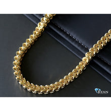 Load image into Gallery viewer, 4mm Square Franco Link Chain 10k Gold
