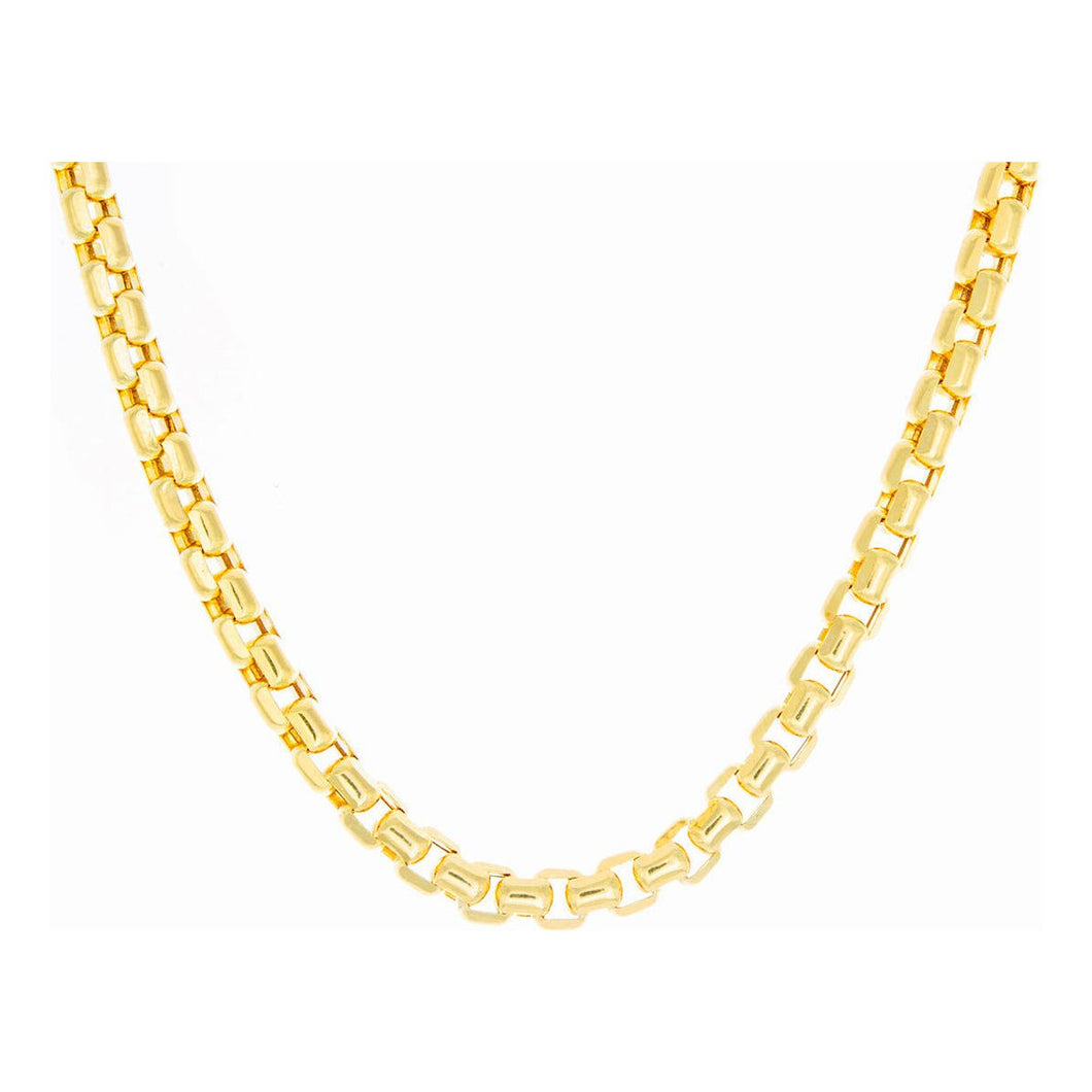 5mm Rounded Venetian Box Links 10k Gold