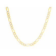Load image into Gallery viewer, 3mm Diamond Cut Figaro Link Chain
