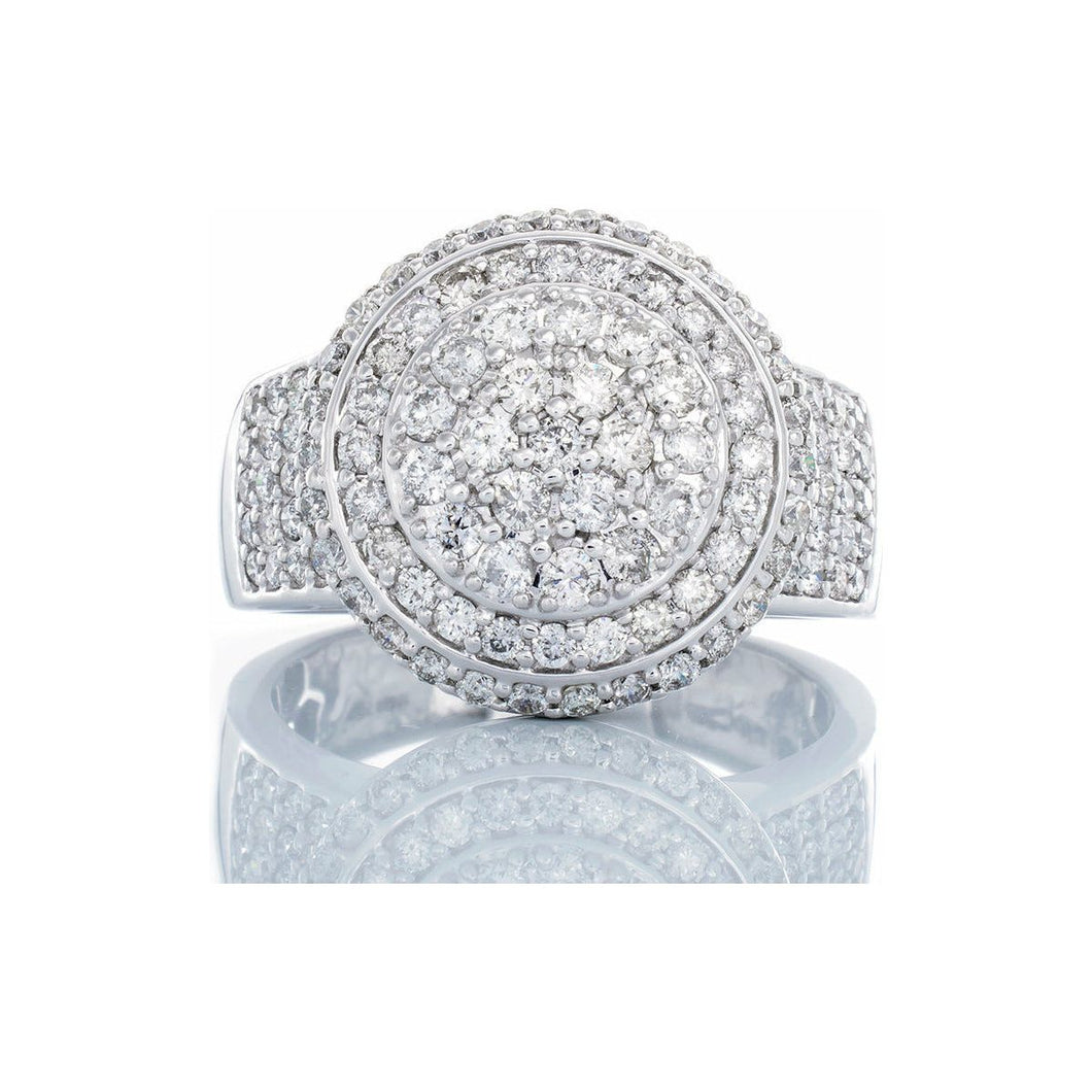 1.50ctw Round Slightly Dome Forefront Lollipop Ring