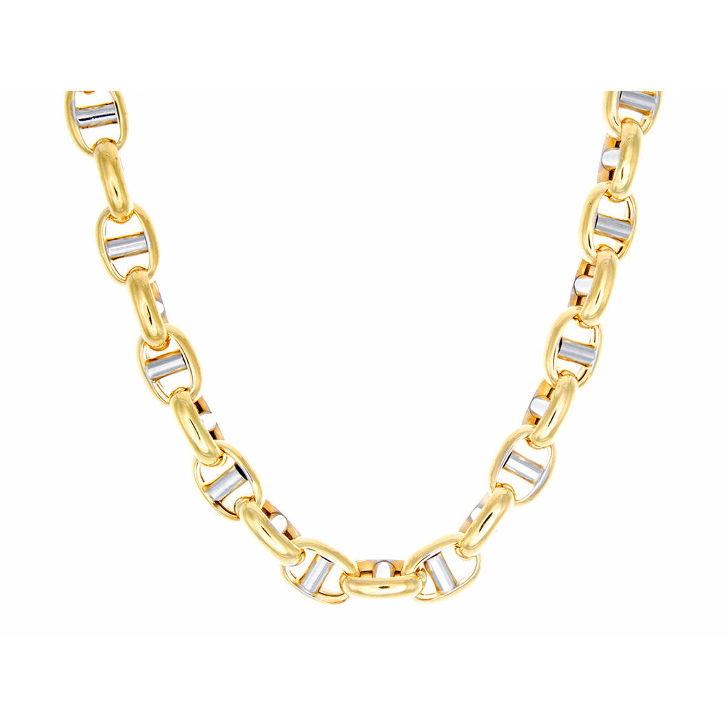 6.75mm Mariner Puff Chain 22 Inches 10k Gold