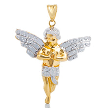 Load image into Gallery viewer, Large Praying Angel with Diamond Cut Wings
