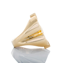 Load image into Gallery viewer, Large Solid Money Sign Ring 14k Gold
