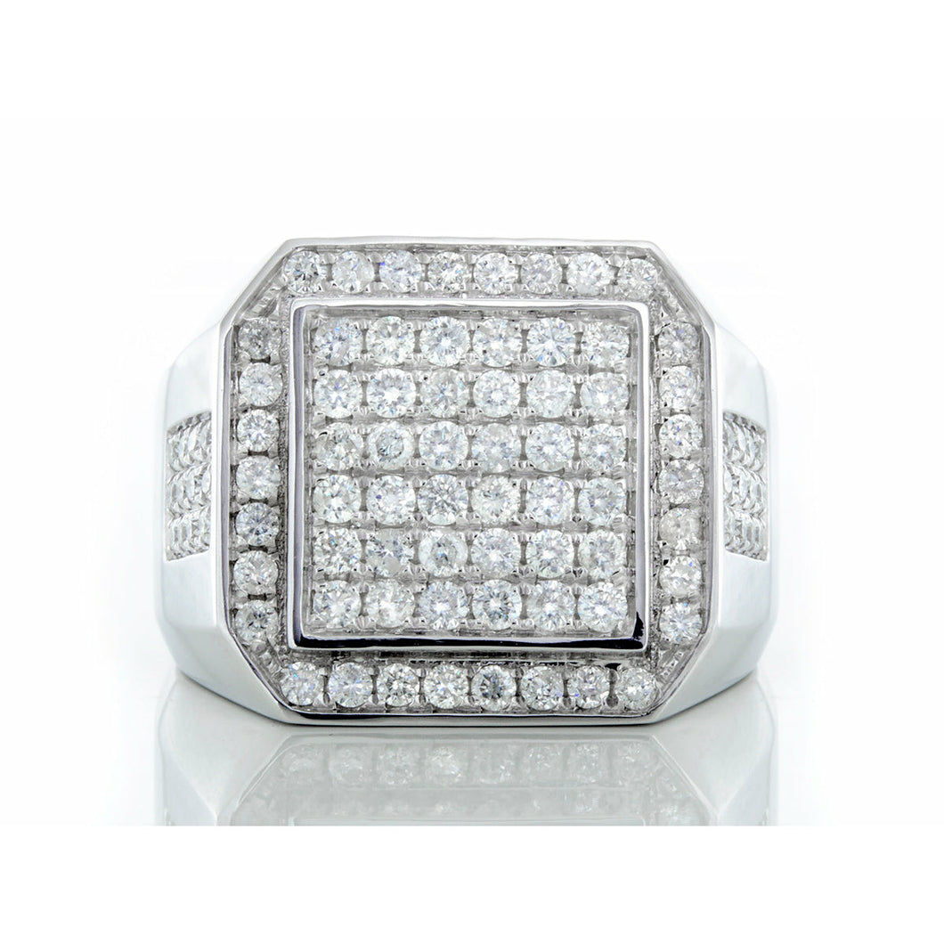 1.40ctw Square Top Diamond Ring