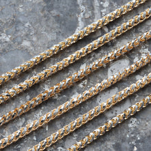Load image into Gallery viewer, 3.80mm Solid Diamond Cut Millennium Franco Link Chain 10k Gold
