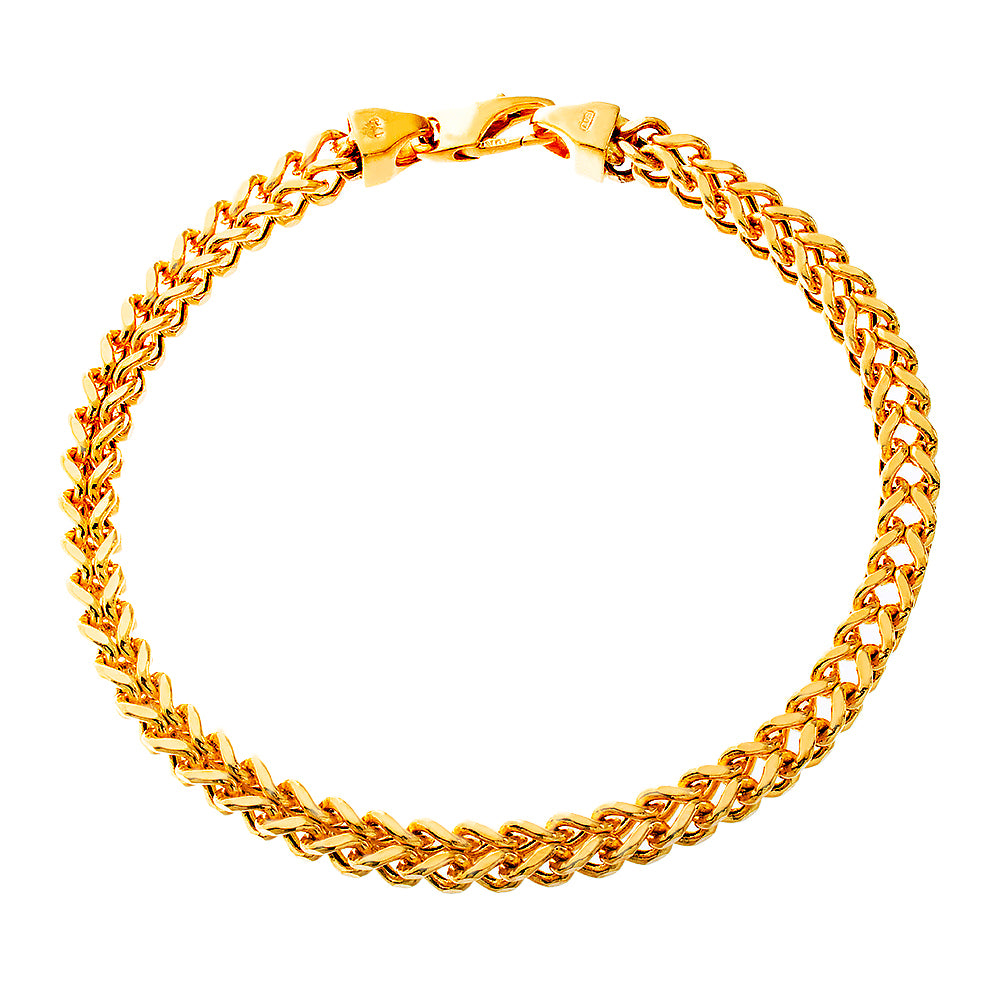 5.50mm Square Franco 10k Gold