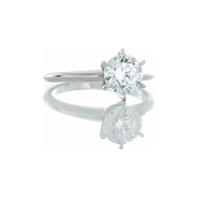 Load image into Gallery viewer, 0.36ct Round Brilliant Solitaire with Six Prong Mount 14k White Gold
