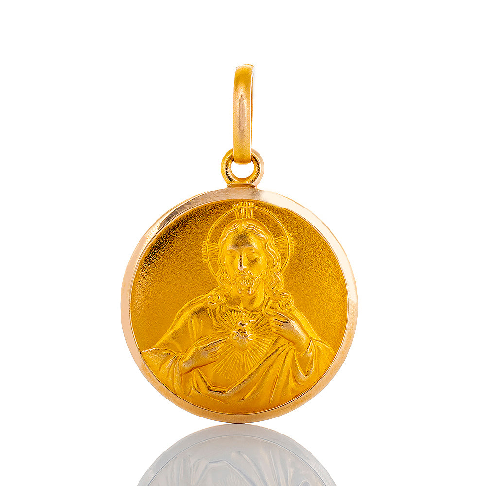 Reversible Mother Mary & Jesus Medallion