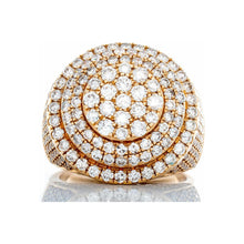 Load image into Gallery viewer, 4.00ctw Large Round Three Tiered Diamond Lollipop Ring

