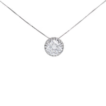 Load image into Gallery viewer, 1.62 Round Brilliant Cut Lab Created Solitaire with Round Halo

