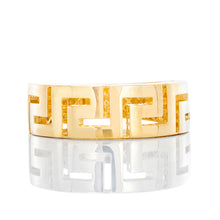 Load image into Gallery viewer, High Polished Open Greek Key Fashion Band
