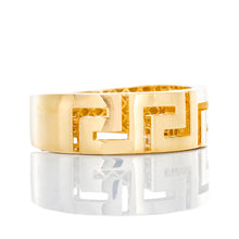 Load image into Gallery viewer, High Polished Open Greek Key Fashion Band
