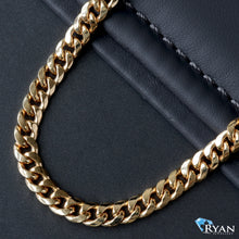 Load image into Gallery viewer, 7mm Hollow Miami Cuban Chain 10k Gold
