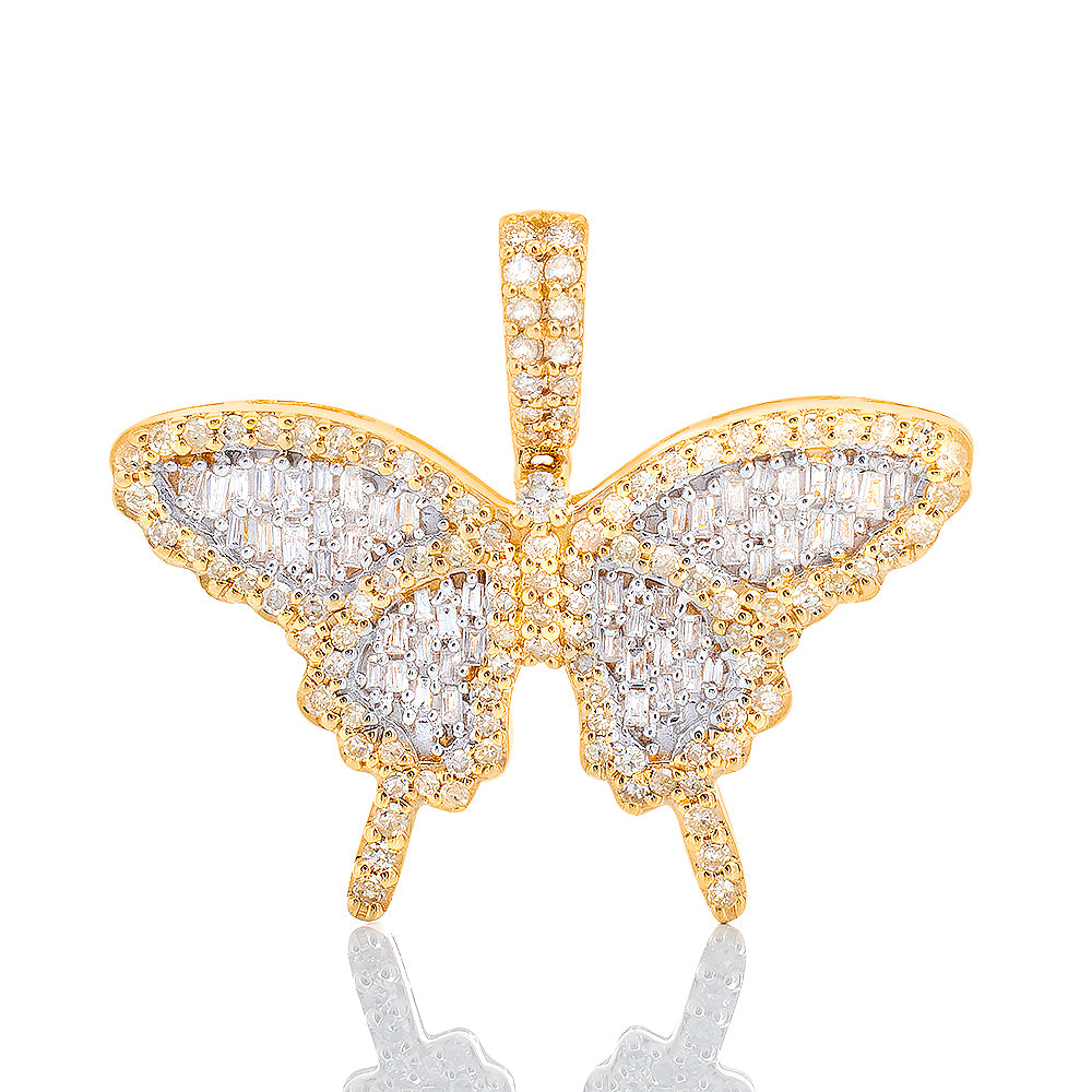 0.80ctw Diamond Butterfly