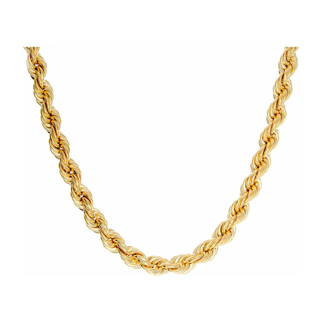 5mm Quint Rope Chain 24 Inches 14k Gold
