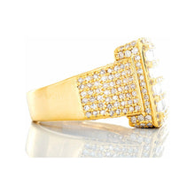 Load image into Gallery viewer, 2.65ctw Baguette &amp; Round Rectangle Forefront Diamond Shoulders 10k Gold
