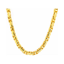 Load image into Gallery viewer, 5mm Rounded Byzantine / Kings Link Chain  10k Gold
