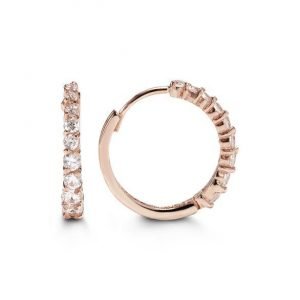 Graduated Cubic Zirconia Huggies