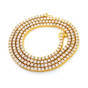 24.74ctw Lab Diamond Tennis Chain