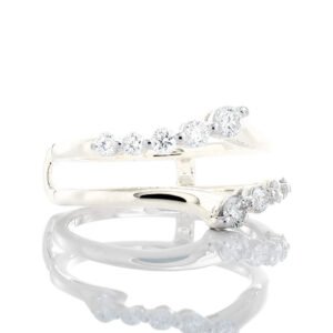0.50ctw Graduated Diamond Ring Jacket