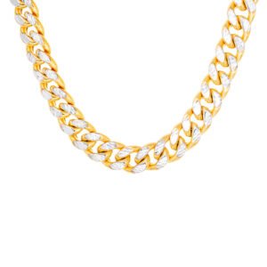 9mm Semi-Solid Diamond Cut Cuban Chain