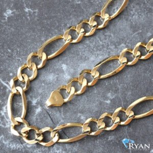 7mm Solid Figaro Chain