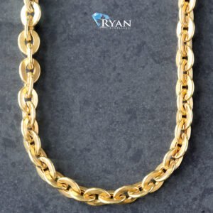 5mm Rolo Link Chain 10k Gold