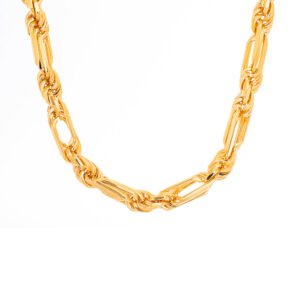 High Polished Milano Rope Link Chain 18k