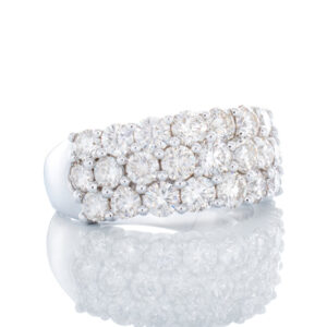 3.00ctw Shared Prong Set Diamond Band 10k White Gold