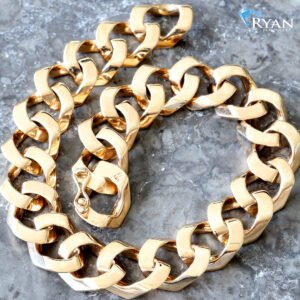 12mm Solid Curb Link Bracelet