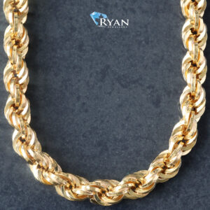 5mm Quint Rope Chain 14k