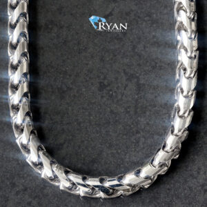 4.50mm Solid Round Millennium Franco Link Chain