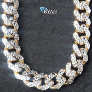 9.50mm Diamond Cut Monaco Link