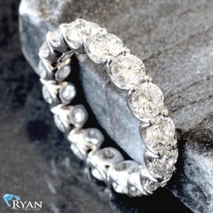 4.00ctw Eternity U Prong Set 16 Lab Diamond Band