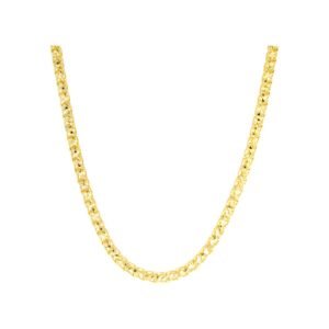 3.80mm Diamond Cut Solid Franco Chain