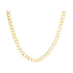 4.25mm Solid Beveled Edge Curb Link Chain