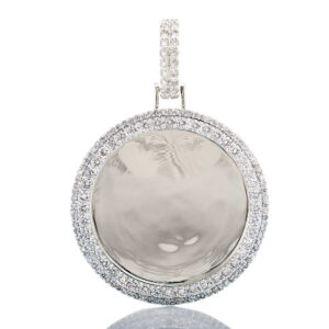 1.45ctw Two Row Two Tiered Diamond Memory Pendant