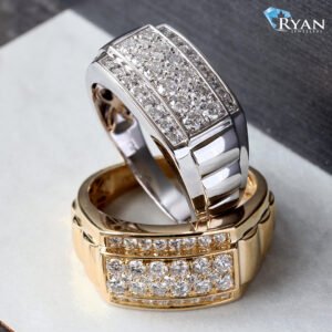 0.90ctw Diamond Table Top Ring