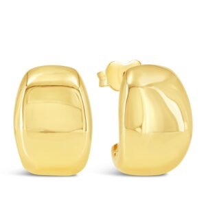 Wide Tear Drop Studs