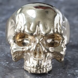 Skull High Polished Ring