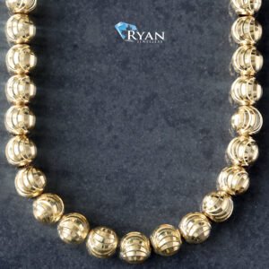 4.80mm Diamond Cut Moon Ball Chain