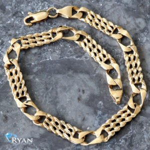 Triple Rope Bar Sectional Bracelet