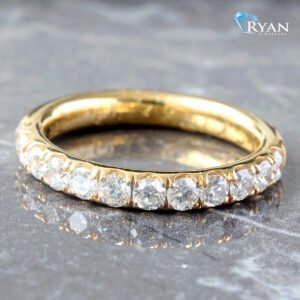 0.86CTW Natural Diamond U Prong Diamond Band