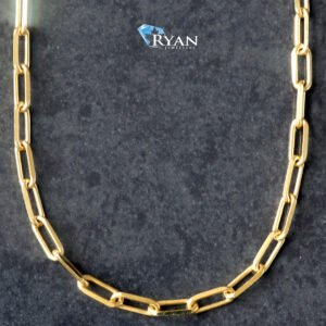 CHAIN GY 10K 24 INCH PAPERCLIP